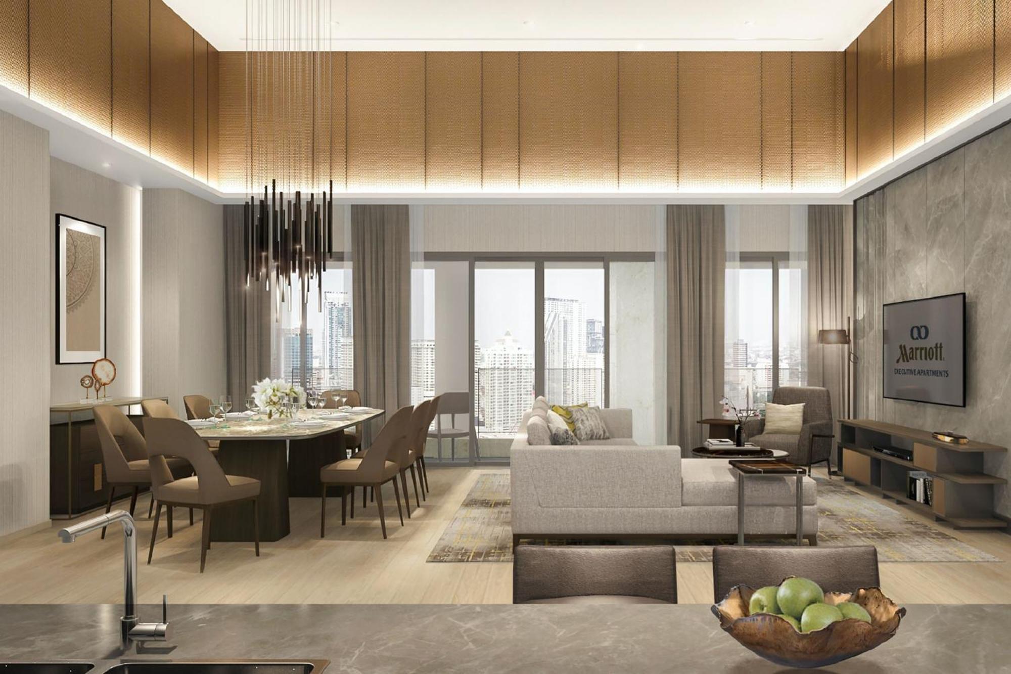 Marriott Executive Apartments, Bangkok Townhall Sukhumvit מראה חיצוני תמונה